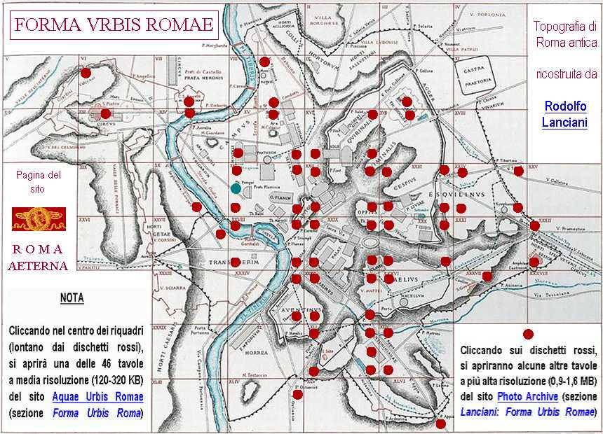 Rodolfo Lanciani - FORMA VRBIS ROMAE (1893)